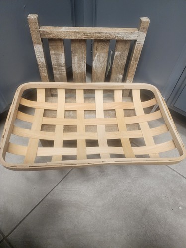 Cesto basso decorativo tessuto