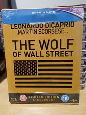 The Wolf Of Wall Street Blu Ray Steelbook UK Release *NEW & SEALED*