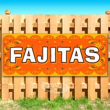 FAJITAS Advertising Food Snack Restaurant Vinyl Banner Flag Sign USA SB10624