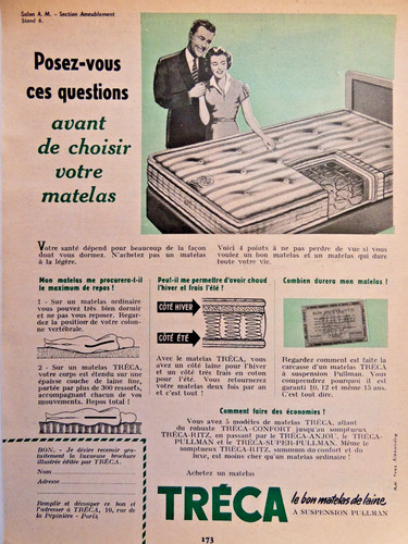 Publicité presse 1953 - de,