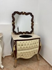 bathroom furniture with carved