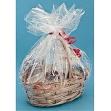 50 FOGLI TRASPARENTI CELLOPHANE 100x130 per confezioni cesti NATALE regali fiori