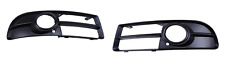 AUDI A4 B7 04-08 2x GRIGLIA PARAURTI ANTERIORE SX DX NERO CORNICE FENDINEBBIA