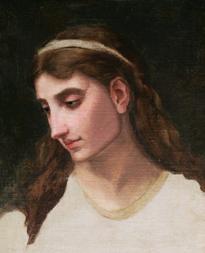 Quadro francese ritratto testa - ritratto,