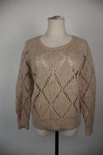 MAX&CO MAGLIONE MAGLIA LANA DONNA Tg. S WOMAN CASUAL WOOL SWEATER VINTAGE LOGO