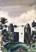 Vista mare, paesaggio sul