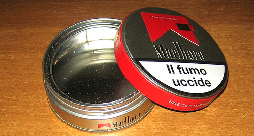 Scatola vuota tabacco - scatola, marlboro