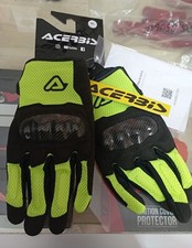 Guanti Acerbis Ce RAMSEY MY VENTED Nero Giallo Fluo