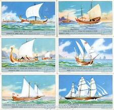 Chromo Liebig Sang. 1803 ITA Storia della Vela ANNO 1964