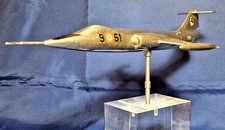Lockheed F-104 Starfighter-Originale Aeronautica Italiana-Modello Alluminio