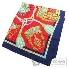 Sciarpa HERMES Carre 90 LES MUSEROLLES naso pelle cashmere usata