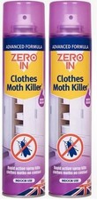 2X Zero In Clothes Moth Killer