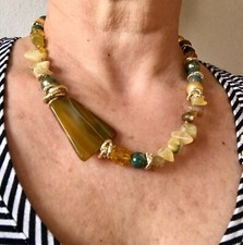 Collana donna pietre dure