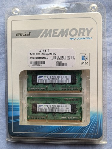 New unopened crucial 4gb - crucial,