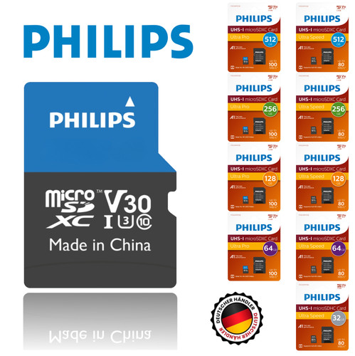 Scheda microsd philips gb - scheda,
