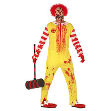 COSTUME VESTITO BURGER CLOWN