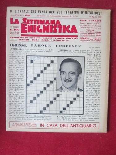 Settimana enigmistica 1986 - settimana,