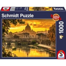 Puzzle Luce dorata su Roma -