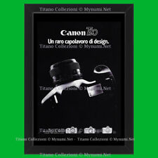 Anni ' 80  * Pubblicità Originale "Canon, T90, Un Raro Capolavoro di Design" Cor
