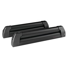 Portasci e Snowboard NK-40 in alluminio nero per barre 4 sci o 2 snow