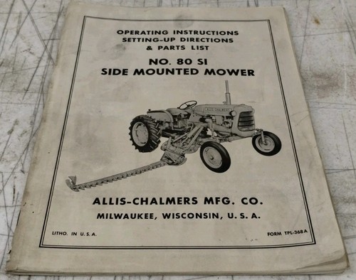 Allis chalmers manuale - allis,
