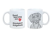 Tazza Rhodesian Ridgeback Con Cane Buongiorno Art-Dog