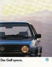 VW VOLKSWAGEN GOLF SYNCRO 4x4