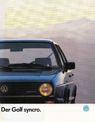 Volkswagen golf syncro - vw,