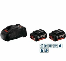 Set batterie GBA 18V 5.0AH con caricabatteria GAL 1880 CV Bosch Professional