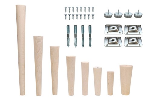 Mobili legno gambe a - 4x,