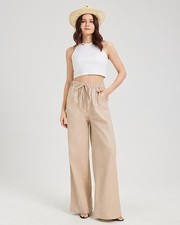 Pantaloni lunghi in lino