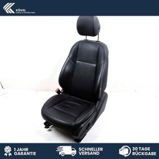Sedile anteriore sinistro sedile conducente Mercedes Benz Classe C W205 pelle pieno fiore nero