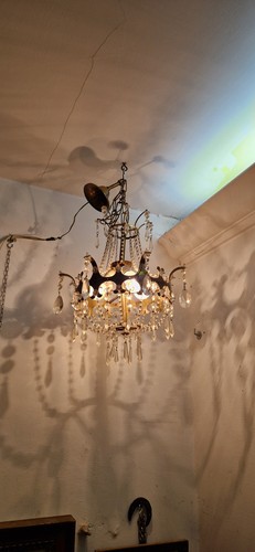 Lampadario vetro goccie - lampadario,