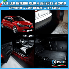 KIT LED INTERNI COMPLETO RENAULT CLIO IV dal 2012 al 2019 + LUCI TARGA CANBUS