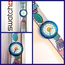 Swatch Pop Nuovo Perles De Folie PWG100 1992 Vintage Orologio da polso Anni 90