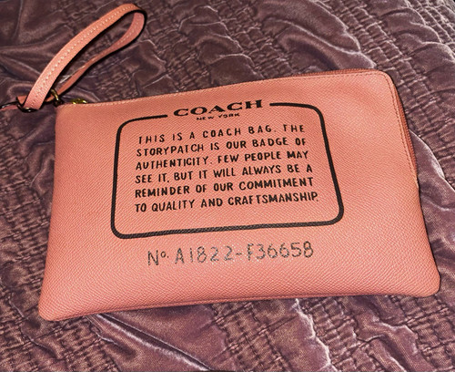Coach pochette polso rosa - coach,