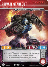 Private Stakeout - Infantry, Communications - FOIL - Wave 3: War for Cybertron -