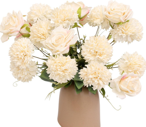 Mazzo crisantemi rose - crisantemi, e