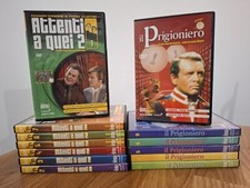 ATTENTI A QUEI DUE e IL PRIGIONIERO SERIE TV CULT ANNI '60/'70 IN 13 DVD