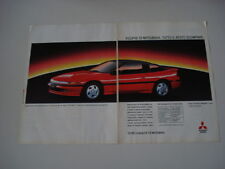 advertising Pubblicità 1993 MITSUBISHI ECLIPSE