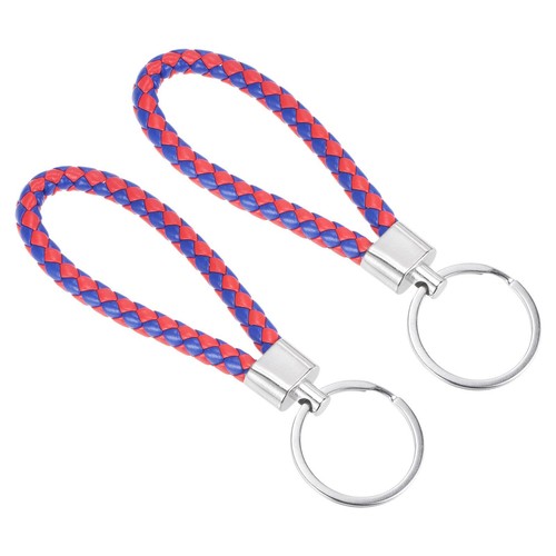 Braided leather keychain - ,, 2