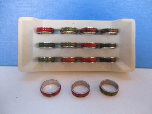 Stock lotto anelli metallo - 52,