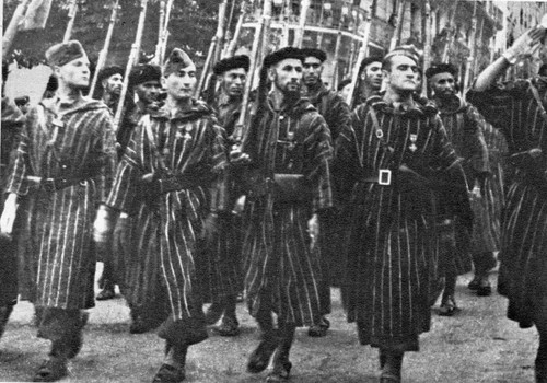 Ww2 défilé des - -, goumiers