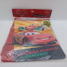 Striscione Buon Compleanno Disney Pixar Cars Decorazione Festa Effetto 3D 8,35'L 