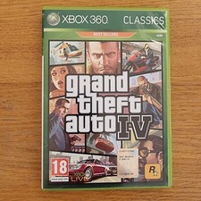 GTA 4 GRAND THEFT AUTO IV gioco per Xbox 360 COMPLETO con MAPPA ITALIANO