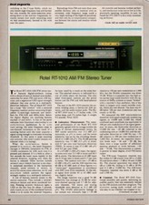 Rotel - RT-1010 Tuner - Full