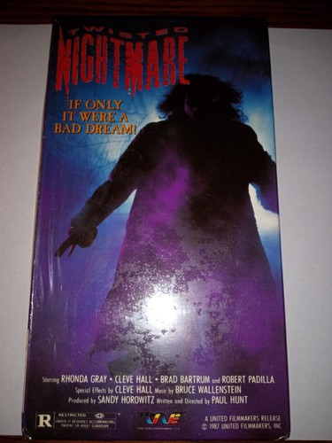 Twisted nightmare vhs 1989 - twisted,