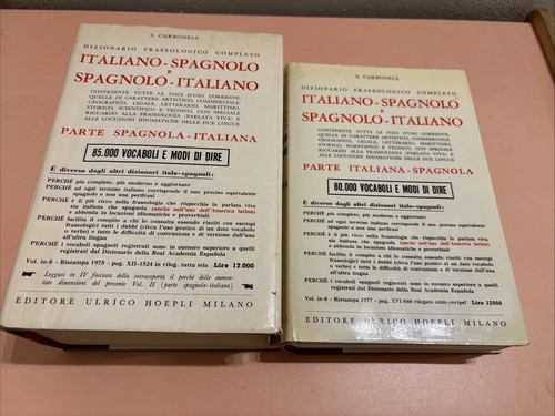 Dizionario italiano spagnolo - dizionario, e