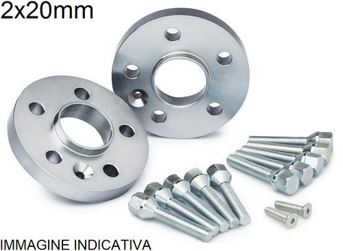 Coppia distanziali 5x110 - 5x110, c
