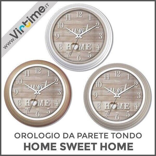 Orologio parete sweet home - orologio,